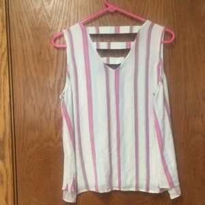 Summer Striped Top in Gauze